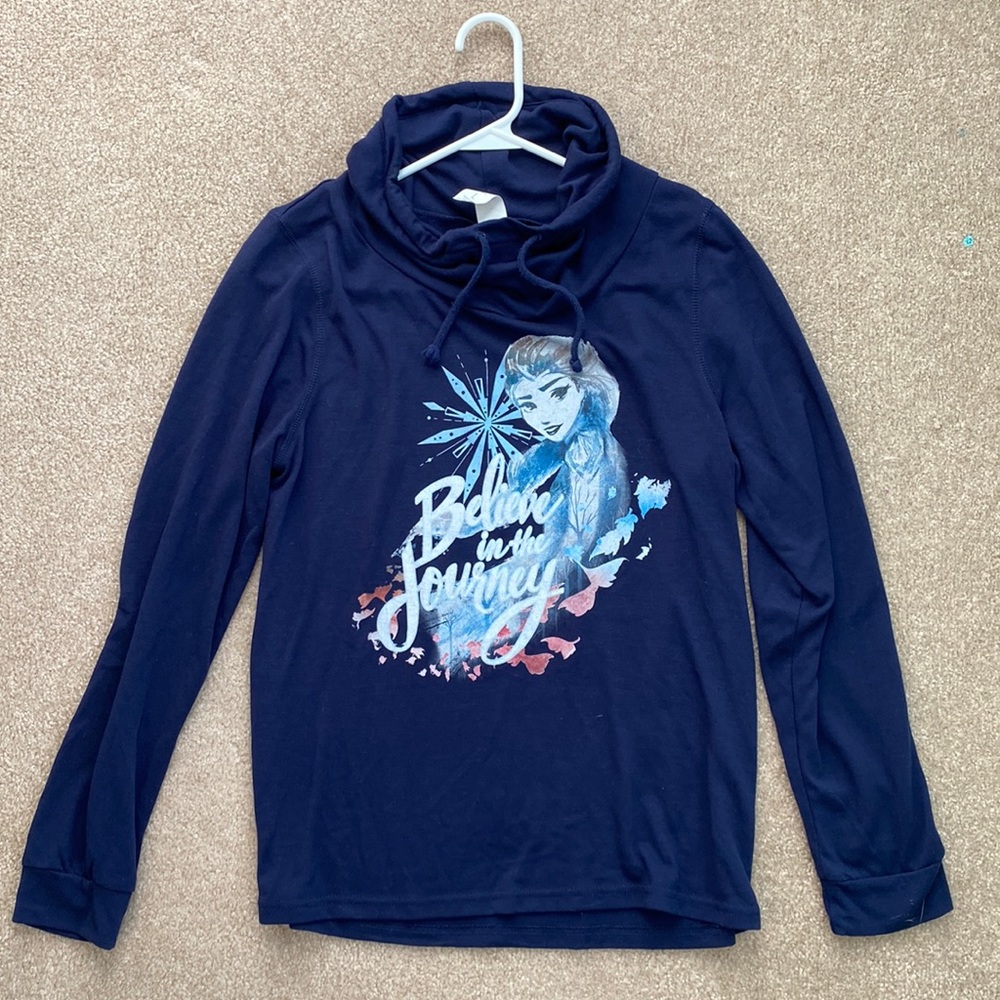 Elsa long sleeve shirt with cowl neck